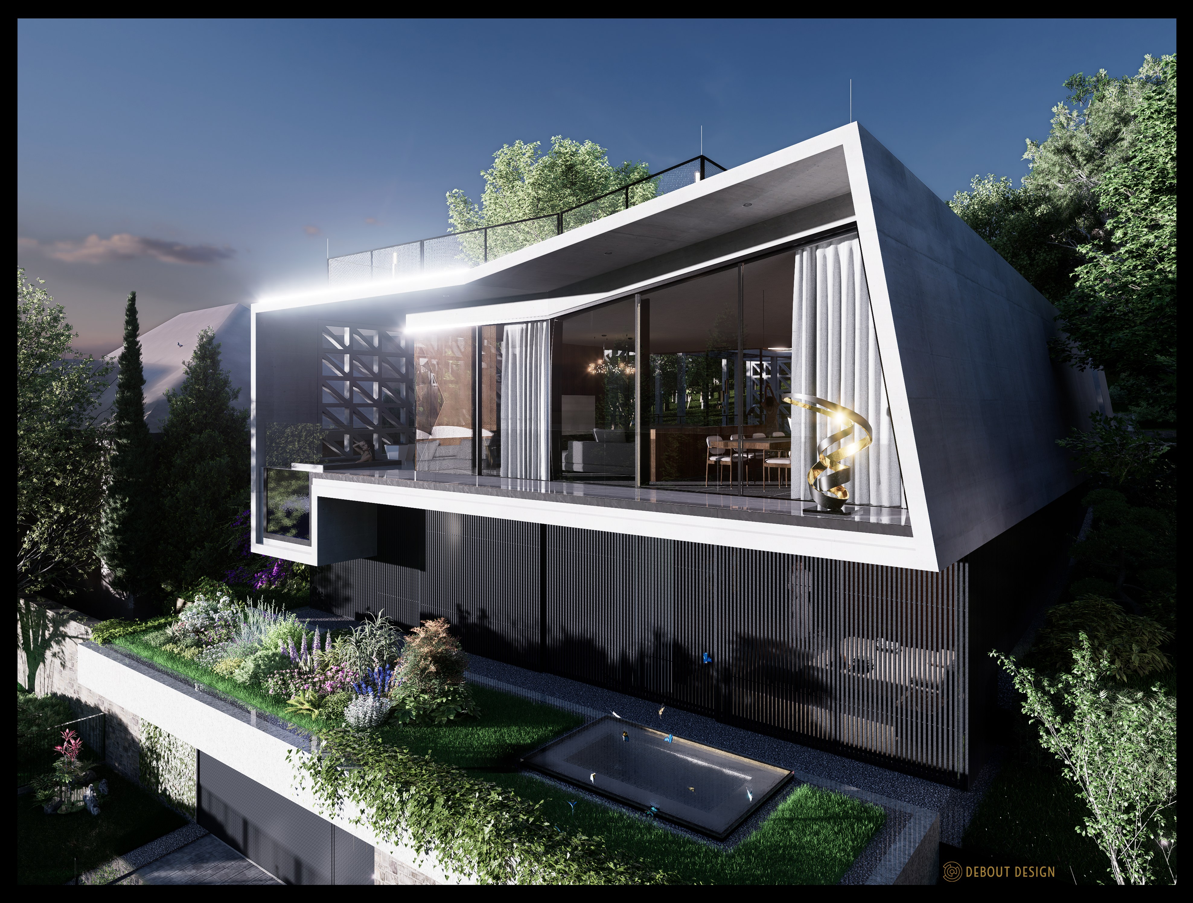 Hegyvidéki Villa — kortárs luxusvilla, Budapest XII. kerület